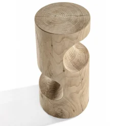 Riva 1920 Stools<Slalom solid cedar wood Stool #2