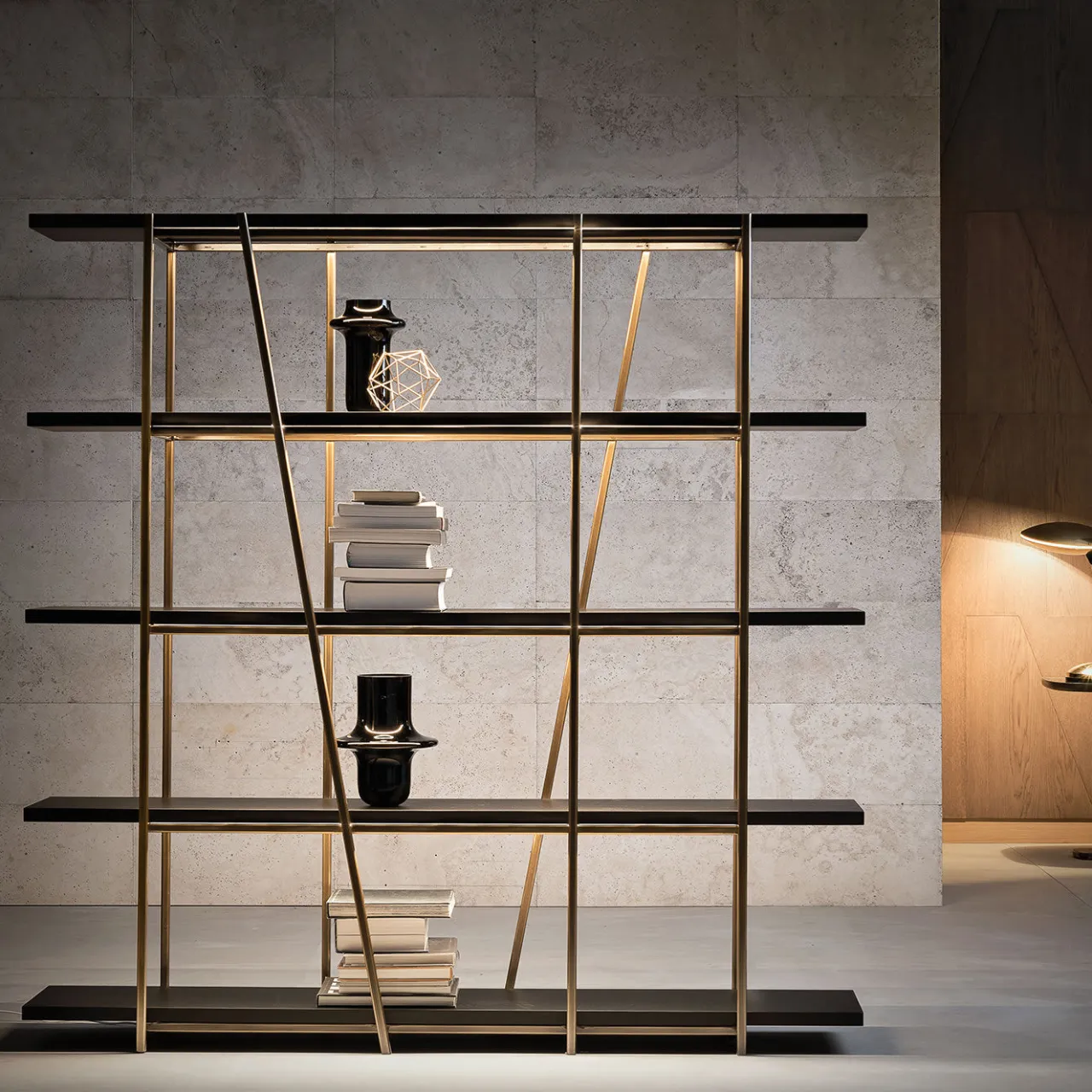 Bamax Bookcases<Slash Black Bookcase
