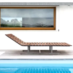 Studio Ponsi Outdoor Chaises & Daybeds<Sled Outdoor Chaise Longue