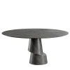 Etamorph Dining Tables<Slice Graphite Stone Round Dining Table