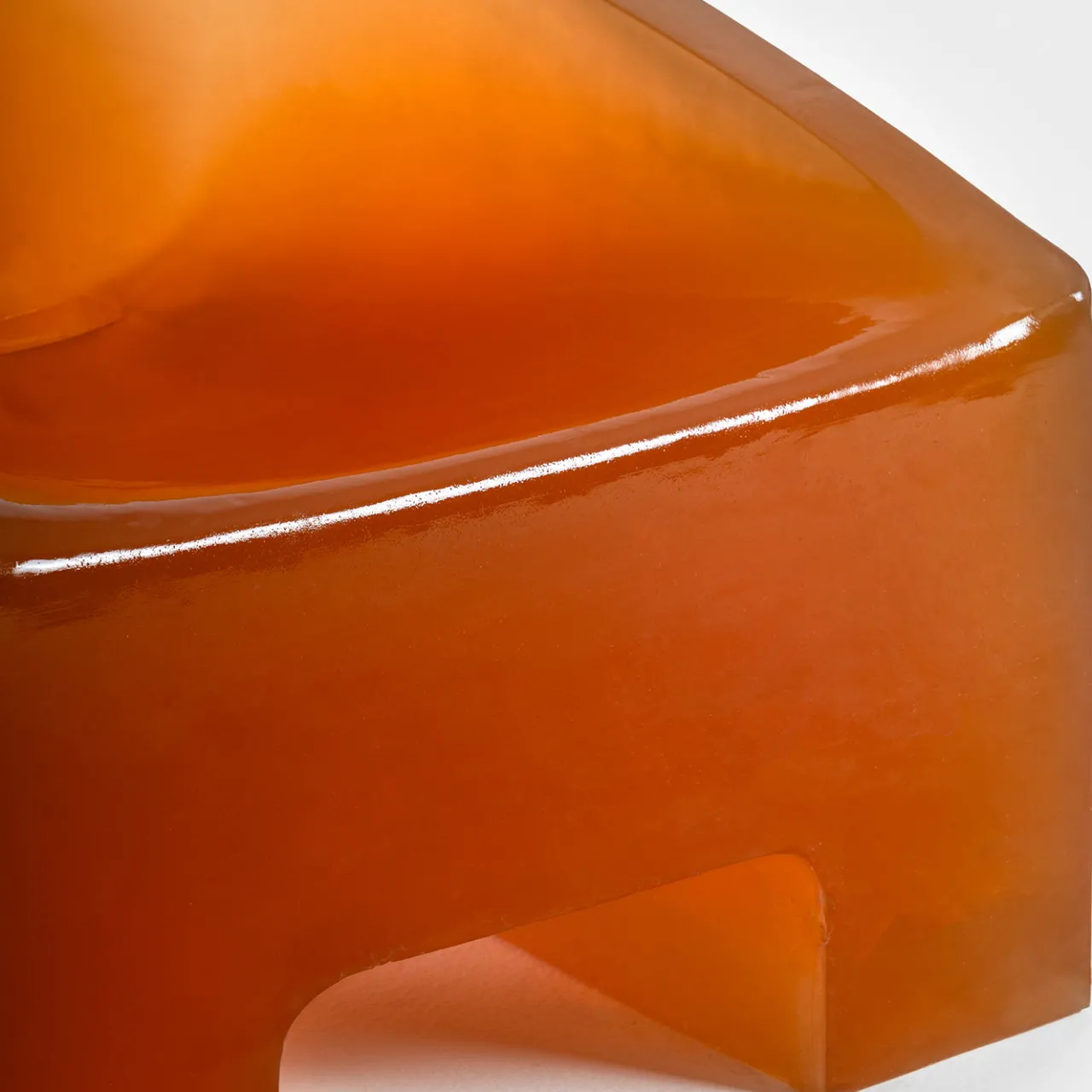 Delvis Unlimited Lounge Chairs<Slug Orange Rubber Lounge Chair