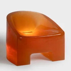Delvis Unlimited Lounge Chairs<Slug Orange Rubber Lounge Chair