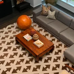 Bottega Conticelli Ottomans & Poufs<Small Soccer Ball Pouf Papaya