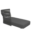 Talenti Outdoor Sofas & Benches<Sofa Lounge Right with Rope Backrest Dark Gray