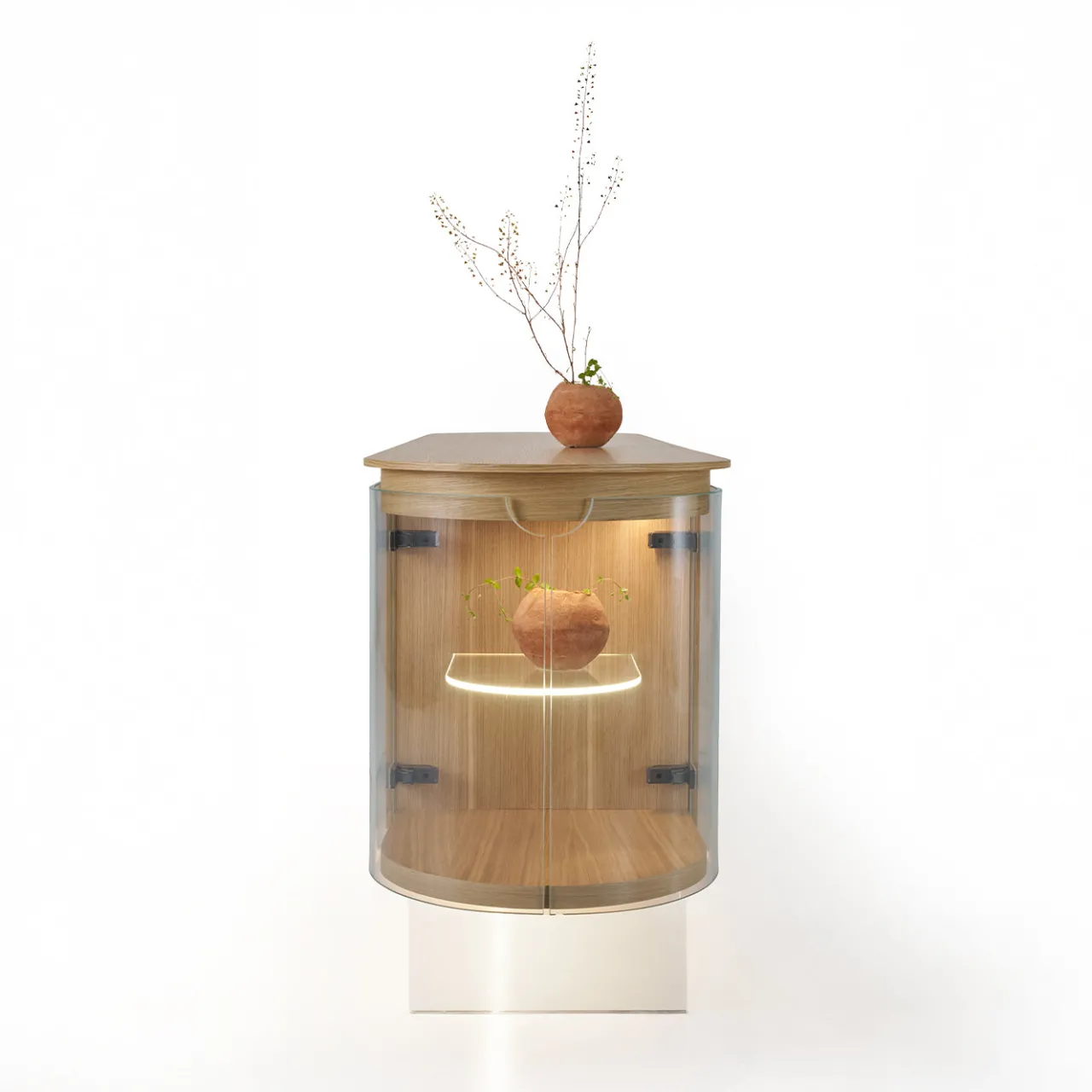 Modesign Sideboards Buffets<Soffio Beige Oak Wood Sideboard