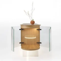 Modesign Sideboards Buffets<Soffio Beige Oak Wood Sideboard