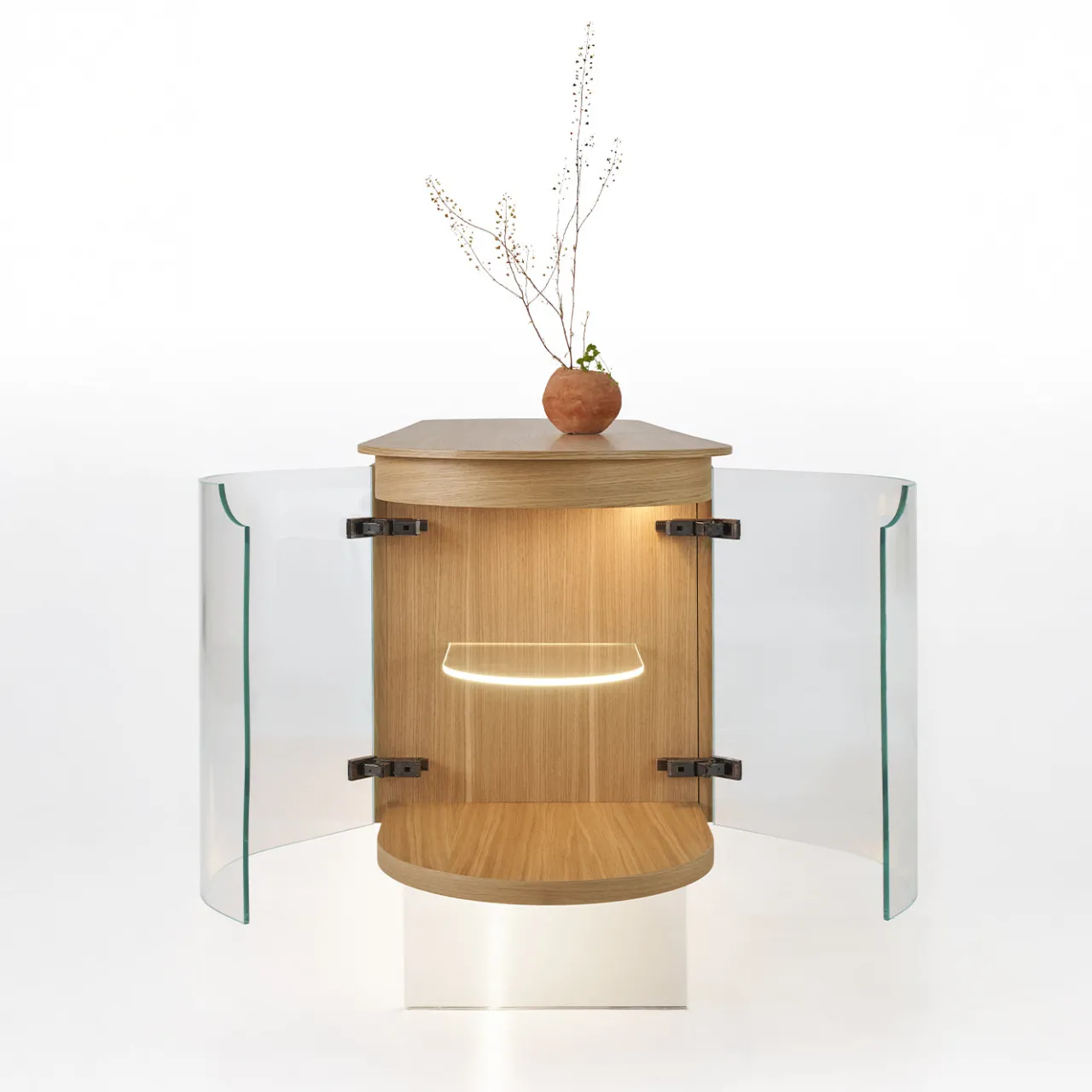 Modesign Sideboards Buffets<Soffio Beige Oak Wood Sideboard