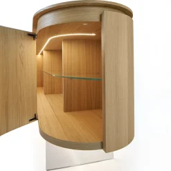 Modesign Sideboards Buffets<Soffio Beige Oak Wood Sideboard