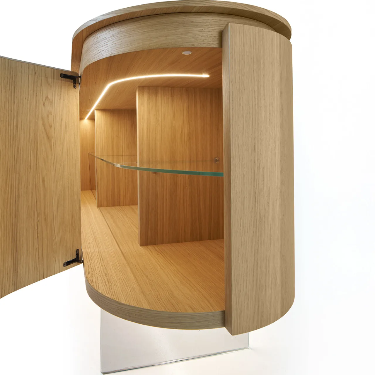 Modesign Sideboards Buffets<Soffio Beige Oak Wood Sideboard