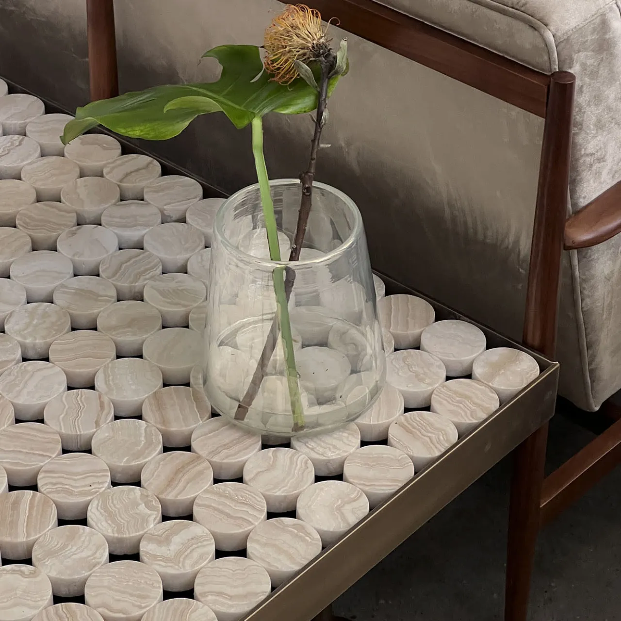 mg12 by Monica Geronimi Coffee Tables<Sofia Onyx Coffee Table