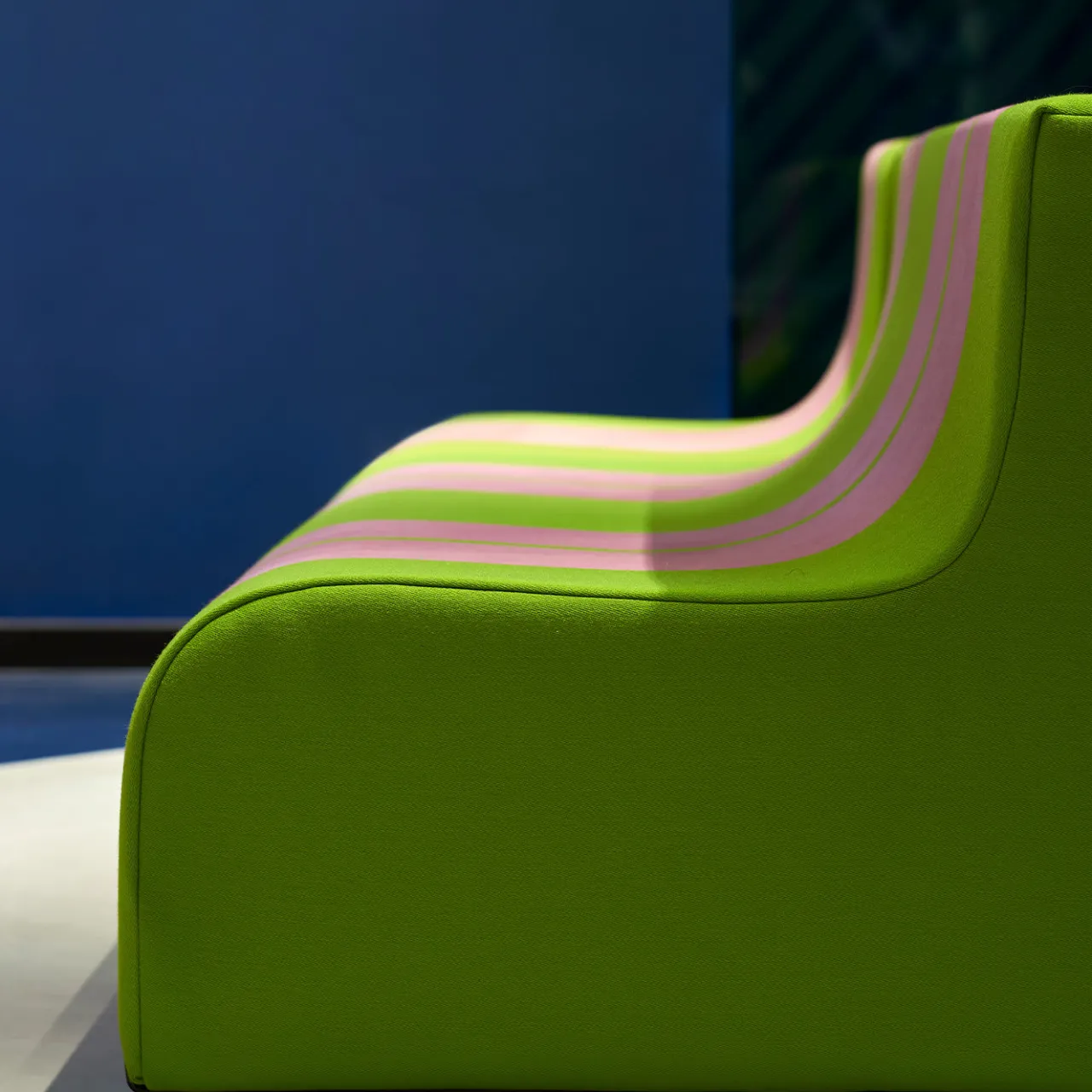 Poltronova Sofas<Sofo Green and Pink Sofa