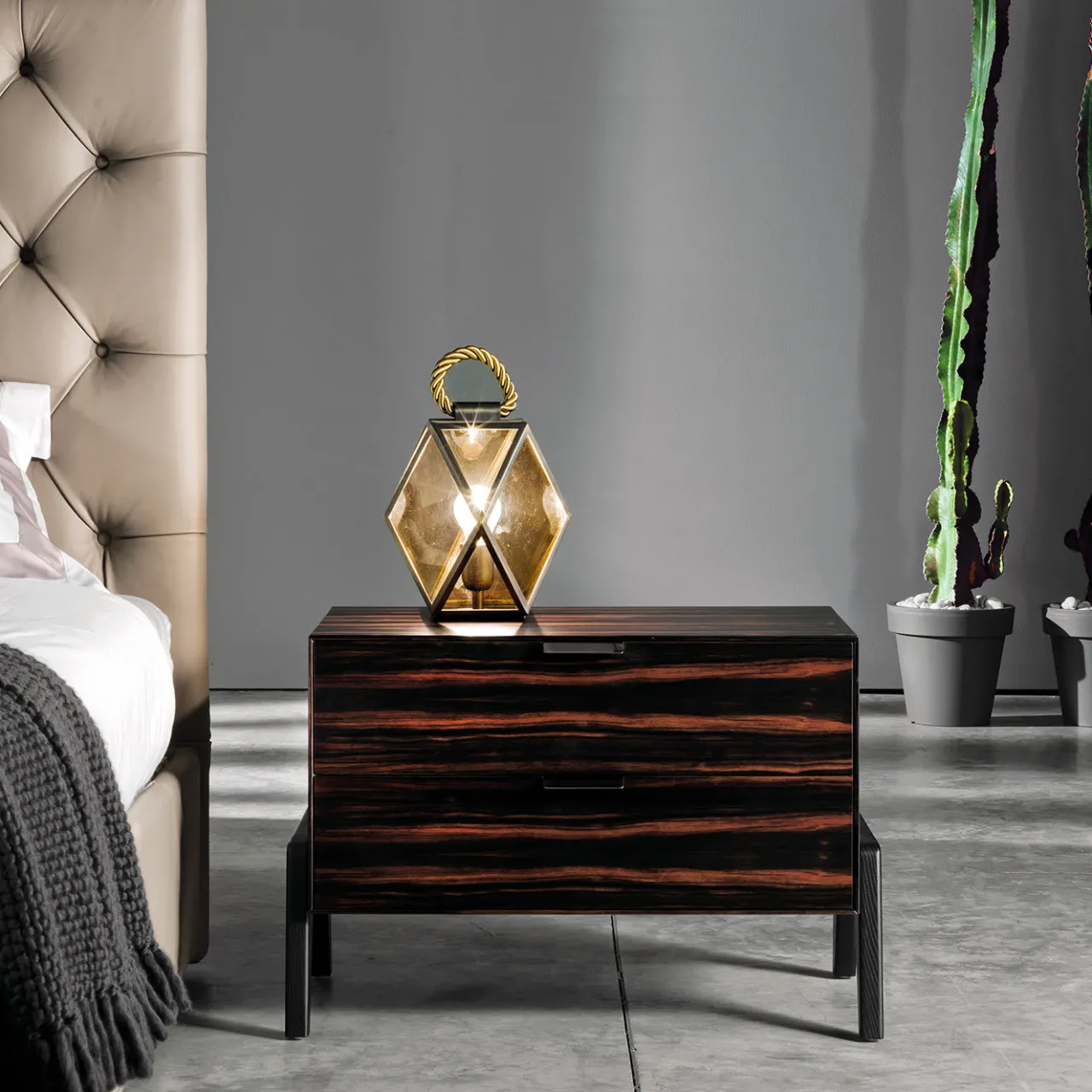 Meroni & Colzani Nightstands<Solferino Large Bedside Table