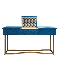 Artèpura Consoles<Sophia Blue Leather Console