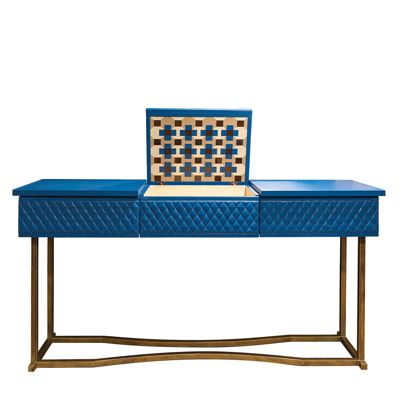 Artèpura Consoles<Sophia Blue Leather Console