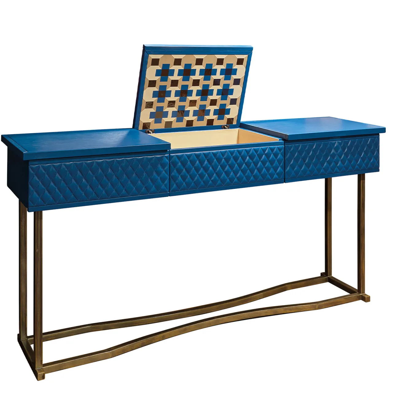 Artèpura Consoles<Sophia Blue Leather Console