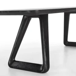 Riva 1920 Dining Tables<Sospiro Black solid wood Dining Table