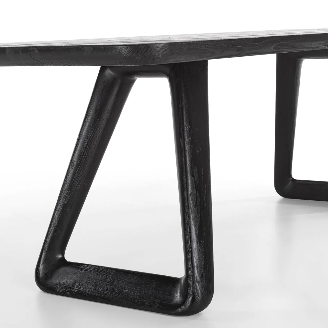 Riva 1920 Dining Tables<Sospiro Black solid wood Dining Table