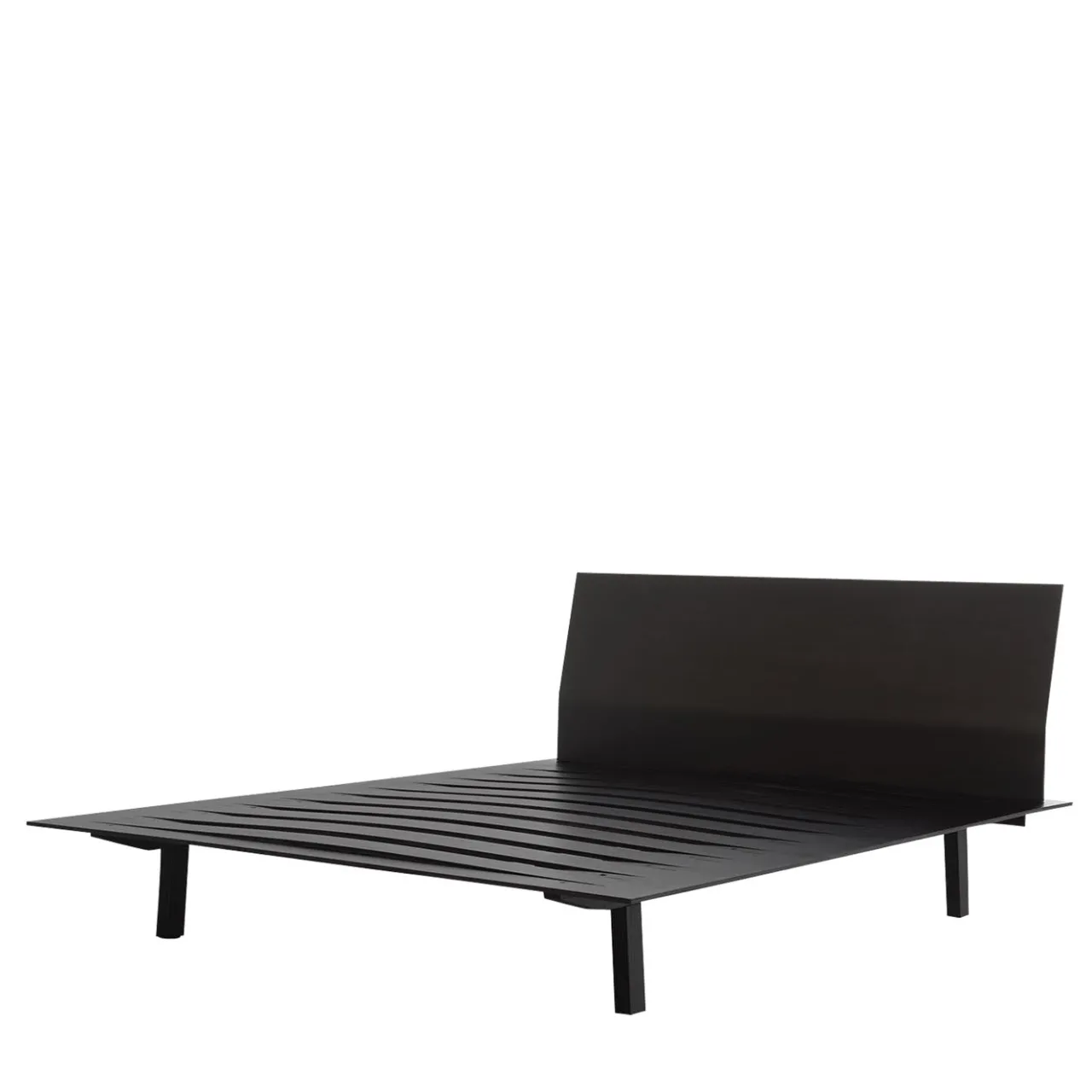 Horm Beds<Sottiletto Black Bedframe by Patrizia Bertolini