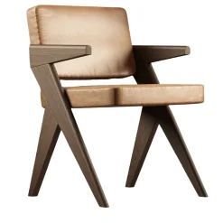 Giopagani Chairs<Souvenir Brown Leather Chair