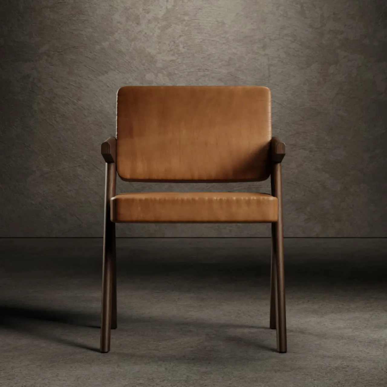 Giopagani Chairs<Souvenir Brown Leather Chair