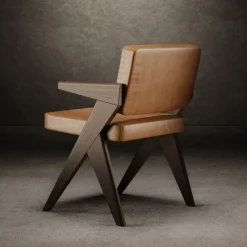 Giopagani Chairs<Souvenir Brown Leather Chair