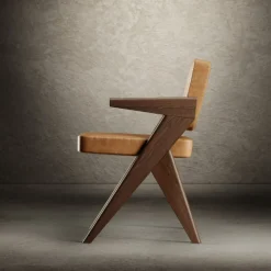 Giopagani Chairs<Souvenir Brown Leather Chair