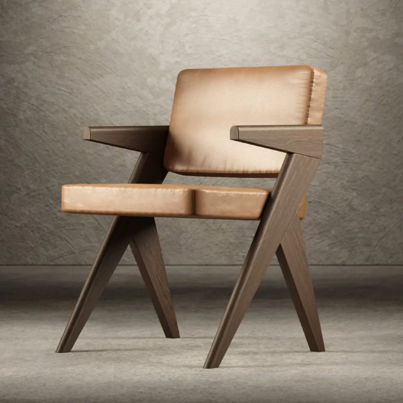 Giopagani Chairs<Souvenir Brown Leather Chair