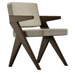 Giopagani Chairs<Souvenir White Chevron Chair