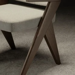 Giopagani Chairs<Souvenir White Chevron Chair