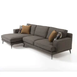 Mantellassi 1926 Sofas<Space dark gray sofa with chaise longue