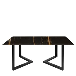 La Sartoria del Marmo by Lombardi Marmi Dining Tables<Sparviero Sahara Noir Dining Table