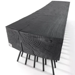 Riva 1920 Benches<Spazzola Vulcano-Black Bench by Fabio Lo Jacono