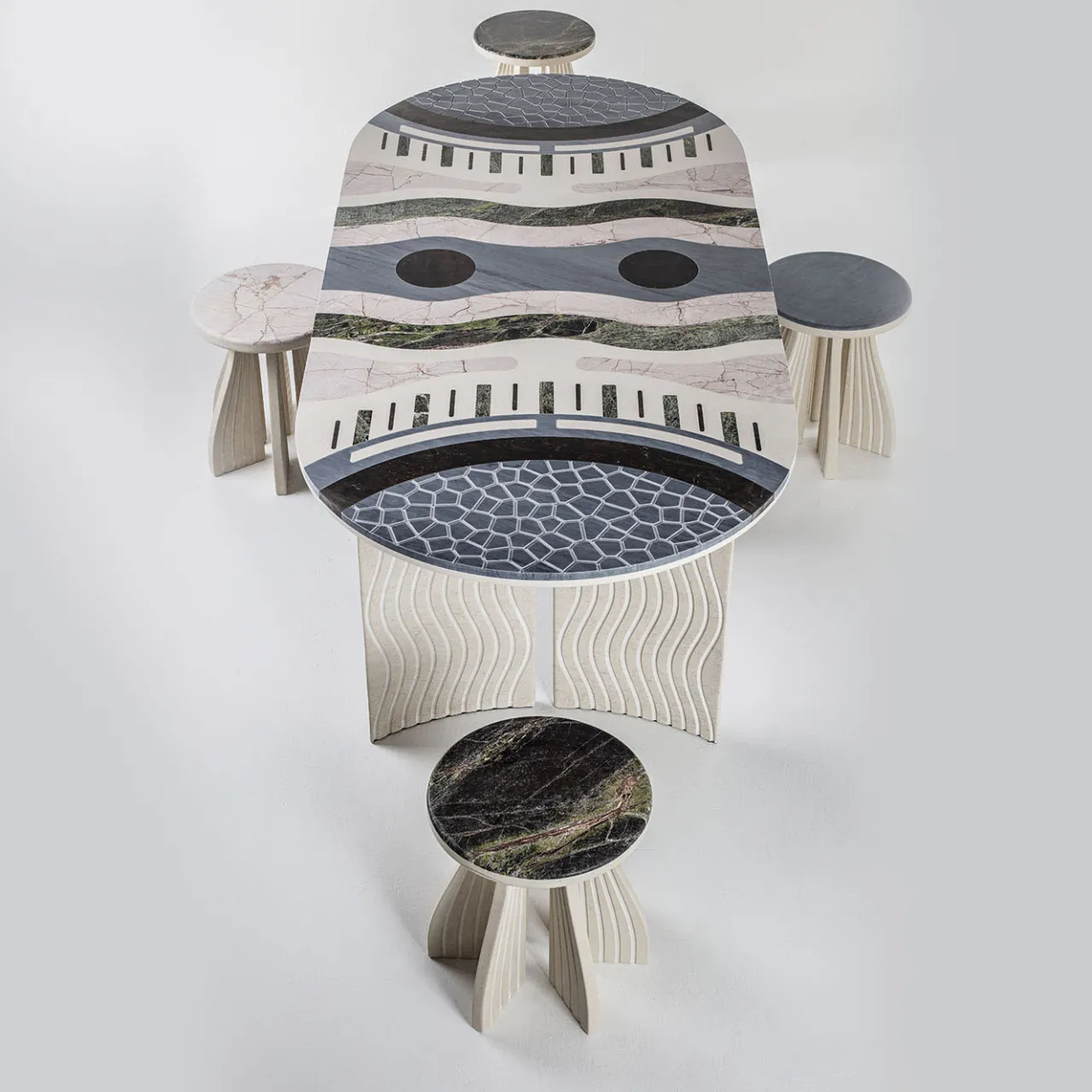 Lithea Dining Tables<Specchio di Venere Dining Table by Elena Salmistraro