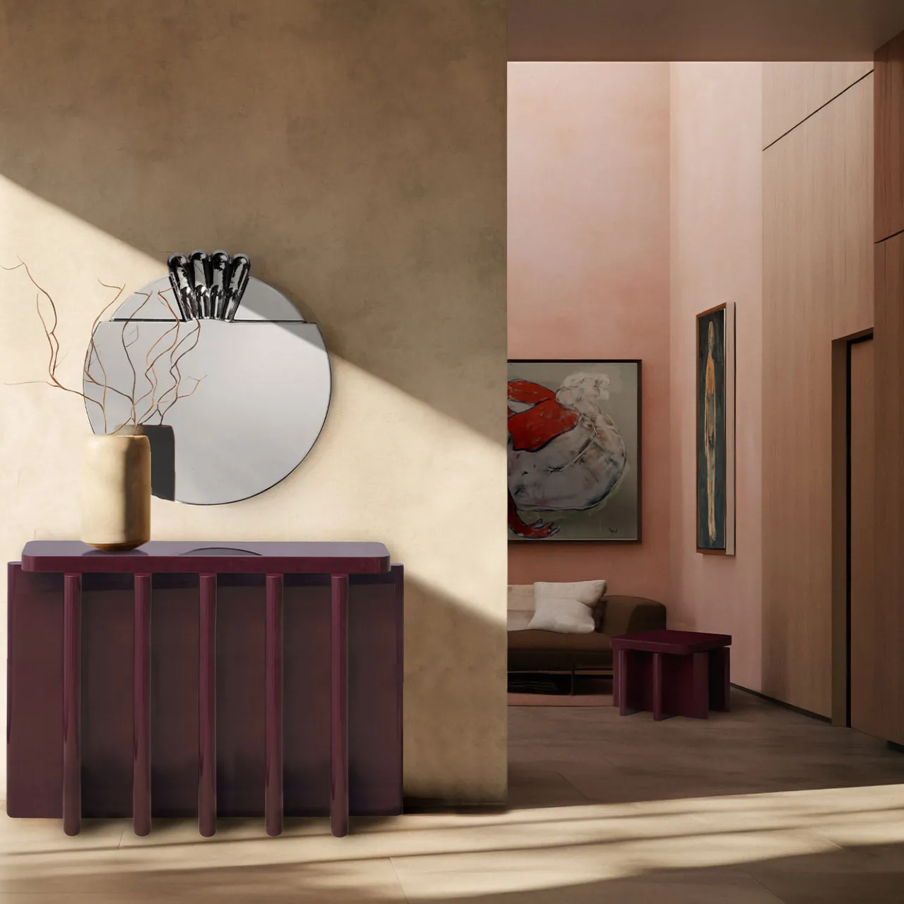 Portego Consoles<Spina Bordeaux Console