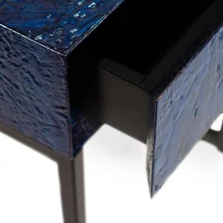 Arkof Nightstands<Spring Bedside Table With Drawer Blue by Fabrizio Contaldo