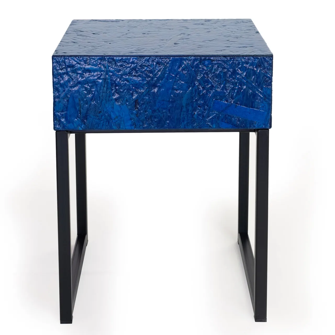 Arkof Nightstands<Spring Bedside Table With Drawer Blue by Fabrizio Contaldo