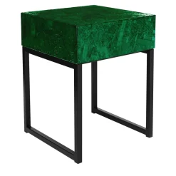 Arkof Nightstands<Spring Bedside Table With Drawer Green by Fabrizio Contaldo