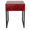 Arkof Nightstands<Spring Bedside Table With Drawer Red by Fabrizio Contaldo