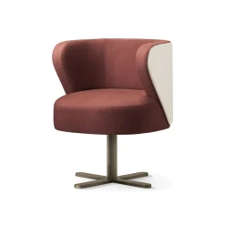Ghidini 1961 Chairs<Spritz Red Leather Chair by Lorenza Bozzoli