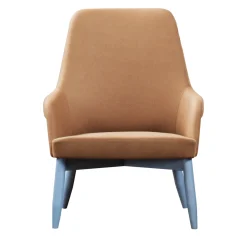 Billiani 1911 Armchairs<Spy 659 Brown and Blue Armchair by Emilio Nanni