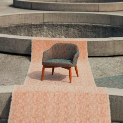 Billiani 1911 Armchairs<Spy 651 Orange and Teal Armchair by Emilio Nanni