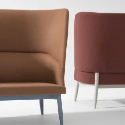 Billiani 1911 Sofas<Spy 665 Red Sofa by Emilio Nanni