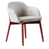 Billiani 1911 Armchairs<Spy 650 White and Red Armchair by Emilio Nanni