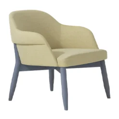 Billiani 1911 Lounge Chairs<Spy 651 Yellow and Blue Armchair by Emilio Nanni