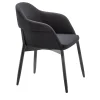 Billiani 1911 Armchairs<Spy Black Armchair by Emilio Nanni
