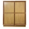 Meccani Design Sideboards Buffets<Square 4-Door Oak Cupboard by Mascia Meccani
