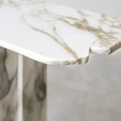 Stone Stackers Consoles<SSC103 Calacatta Oro Marble Console