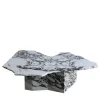 Stone Stackers Coffee Tables<SST034 Calacatta Monet Marble Coffee Table