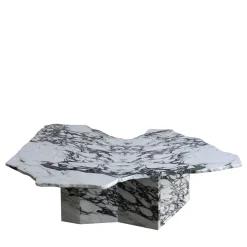 Stone Stackers Coffee Tables<SST034 Calacatta Monet Marble Coffee Table