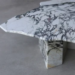 Stone Stackers Coffee Tables<SST034 Calacatta Monet Marble Coffee Table